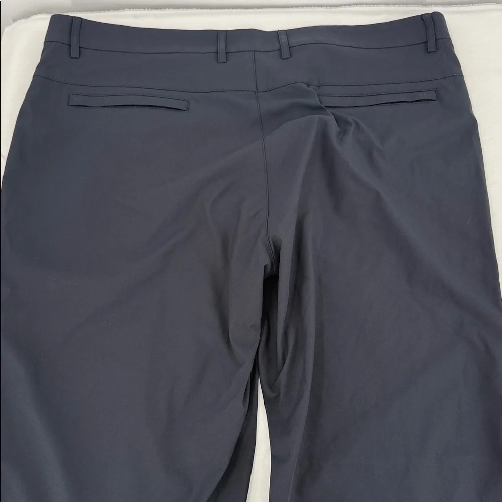 Marcus Pierce Pants Mens 39 x 30 Navy Blue Renegade Performance Casual - Picture 4 of 9